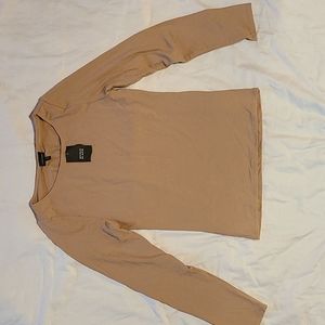 Buckle Black Classic Fit Long Sleeve Blouse.
